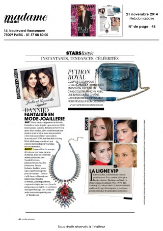 Madame Figaro 21-11-2014