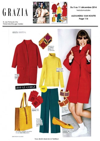 Grazia du 5 au 11 décembre 2014